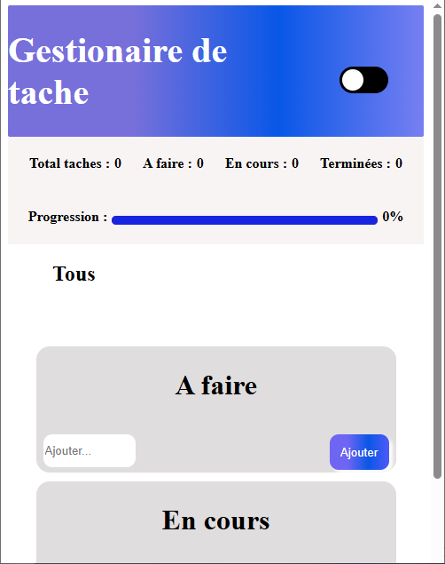 Quelque images du projet